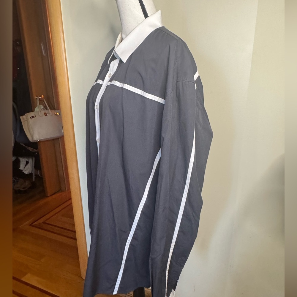 Cartigiani Italy 100% cotton men’s button down shirt Sz 62 USA XXl. - Picture 8 of 16
